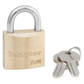 Masterlock 4130 Vline Brass Padlock