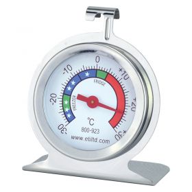 ETI 800-923 Stainless Steel Fridge/Freezer Dial Thermometer - 50mm Diameter