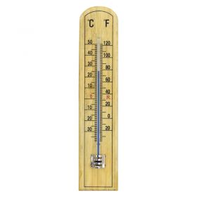 ETI 803-292 Wooden Room Thermometer (45 x 205mm)