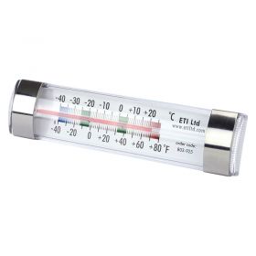 ETI  803-925 Clear Spirit-Filled Fridge/Freezer Thermometer