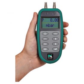 kane high accuracy differential pressure meter with range plus minus 5psi 400 mbar