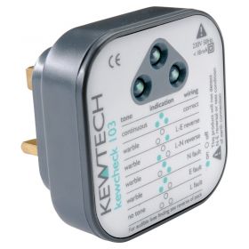Kewtech KEWCHECK 103 Socket Tester with Audible Tone