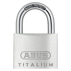 ABUS Titalium 64TI Keyed Padlock - Choice of 35mm or 45mm 