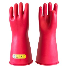 CATU Class 2 High Voltage Insulating Gloves ≤ 17 000 V - 4 Sizes