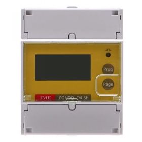 RDL CE4ST14A4 Three Phase CT Operated Electronic Kilowatt Hour Meter w/ LCD Display (RS485 Output, 70mm Wide DIN Rail Mounting)