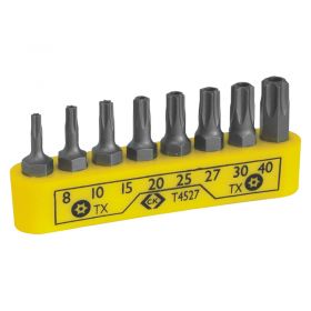 CK Tools T4527 Torx Screwdriver Bits (8x)