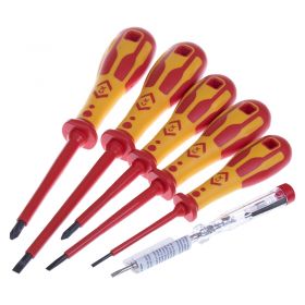 CK Tools T49183D VDE  Slotted/ PZ Screwdrivers - Set of 5