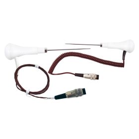Comark Penetration Probe - Lumberg Connector, -100°C to +250°C Range - Curly or Straight Cable