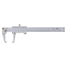 Mitutoyo Series 536 Vernier Neck Jaw Caliper: 0-150mm (Grad: 0.05mm) - Optional Pointed Tip