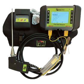 TPI DC711 Flue Gas Analyser (with Digital Display) & A741BT Wireless Printer 