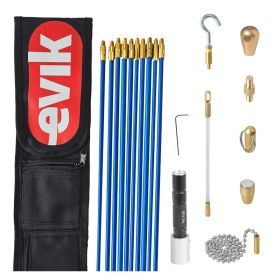 Evik Cable Pulling Fibreglass Rods Deluxe Kit with Case