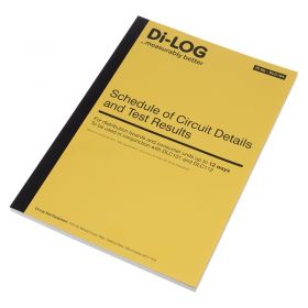 DiLog DLC104 Schedule of Circuit Details & Test Results Book - 12 Ways