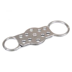 Double Loop Aluminium Lockout Hasp 10 Hole - Back