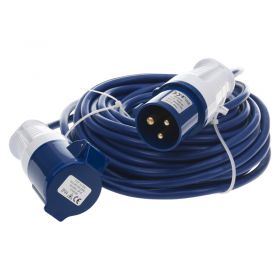 230V Extension Lead - 14m Length, 16A, 3x, 1.5mm Diameter