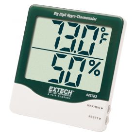 Extech 445703 Big Digit Hygro Thermometer Angled