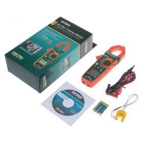 Extech EX655 True RMS AC/DC Clamp Meter - 600A