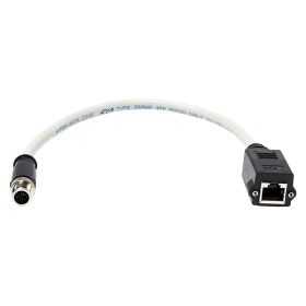 FLIR T911869ACC Ethernet Cable M12 to RJ45F, 0.3m