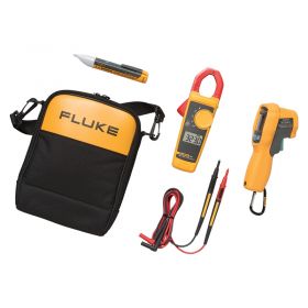 Fluke 62 MAX+/323/1AC IR Thermometer, Clamp Meter & Voltage Detector Kit