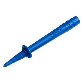 Fluke Test Probe, Banana Jack, 4mm Tip with Cap - Blue (175-290-007)