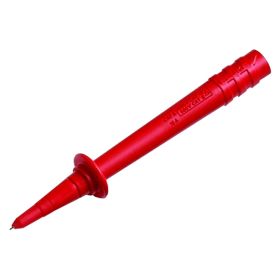 Fluke Test Probe, Banana Jack, 4mm Tip with Cap - Red (175-290-003)