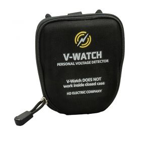 HD Electric Black Shielded Carrying Case with Built-In Lanyard for V-Watch