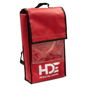 HD Electric Padded Red Carrying Bag with Hanging Hooks