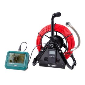 Extech HDV750 Videoscope Kit (with Ø28mm Camera Probe with 30m Plumbing Spool & Probe Length Locator)