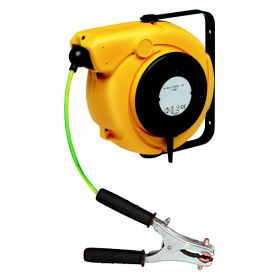 Earth Grounding Cable Reel (14m) + Heavy-Duty Clip