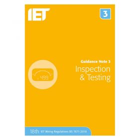 IET Guidance Note 3: Inspection and Testing 8th Edition
