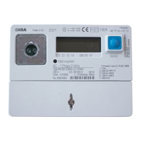 RDL ME162 100A Single Phase Electronic Meter w/ LCD Display (MID, Import/Export Energy Reading & Pulse Output)