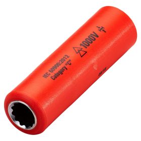 ITL 01381 Insulated Long Reach Socket - Half Inch Square Drive