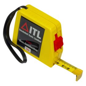 ITL 01855 Insulated 3 Metre Non Conductive Tape Measure