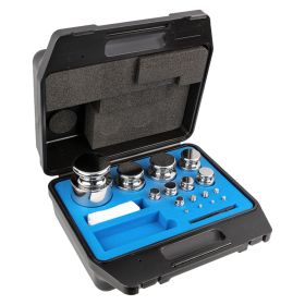 Kern 312 Weight Sets, E2 (1 g - 50 g to 5 kg), Compact Form, Stainless Steel Polished (OIML), Plastic Case - Choice of Set