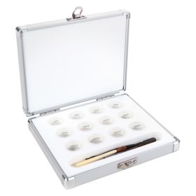Kern 348-226 Set of Milligram Weights, M1, Knob, Stainless Steel Polished (OIML), in Aluminium Case 1 mg - 500 mg