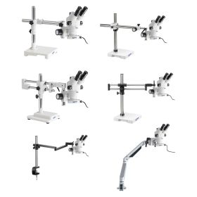 Kern OZM 9XX/UK Stereo Microscope Set (Binocular/Trinocular; 0,7x-4,5x; 4,5W LED) - Choice of Stand