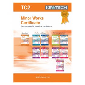Kewtech TC2 Minor Works Certificates