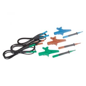 Kewtech ACC065 Non Fused 3 Wire Multifunction Test Lead Set For KT64 KT65 - Angled