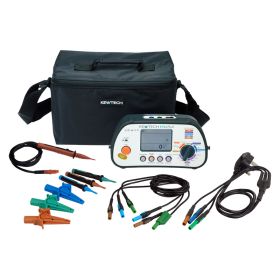 Kewtech KT63 Plus 6 in 1 Multifunction Tester with accessories
