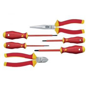 Klauke KL306IS VDE Plier/Screwdriver Set, 6 Pieces