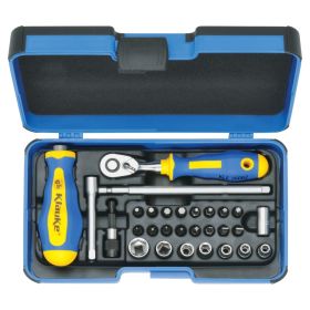 Klauke KL361 Socket Spanner Bit Set, ¼