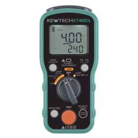 Kewtech KT400DL Loop Impedance & PSC/PFC Tester