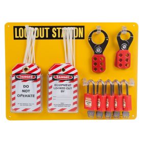5 Lock Lockout Tagout Station - With Accessories