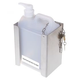 Wall/ Vehicle-Mountable Metal Jerry Can Holder (2/2.5 Ltr) - Optional Lock & Chain
