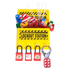 Compact Lockout Station w/ Optional Accessory Kit