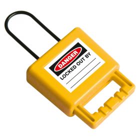 Non-Conductive Group Lockout Hasp (3mm) - Yellow