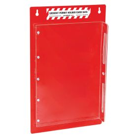 Lockout Lock LT-LPHCS-Single Lockout Permit Holder Card Safe (Single Side)