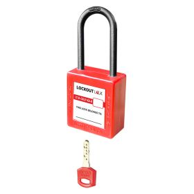 Lockout Lock Series 5 De-Electric Computer Key Lockout Safety Padlock with Nylon Shackle - Key Alike - Choice of Colour