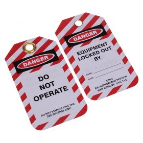 10 x Lockout Tags - Do Not Operate