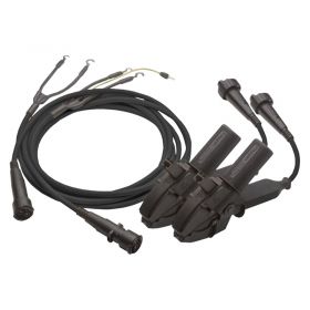 Megger KC2-TL3-C Complete Lead Set for DLRO10 Series with 2 x Insulated Kelvin Clips 