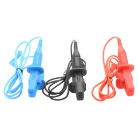 Megger 1007-637 2.5 kV Silicone Test Lead Set with Clips - 1000V